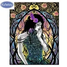 Картина для алмазной вышивки Бриллиантовая мозаика Роза girl 5d, картина с квадратными стразами, привлекательная Женская Алмазная вышивка, распродажа, новинка 2019