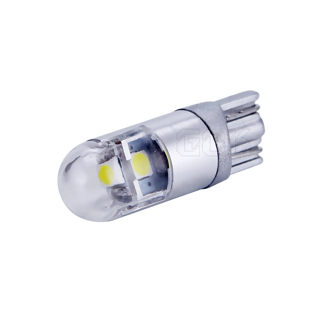 10 шт. T10 Светодиодные лампы белого цвета 168 501 W5W светодиодные клиновидные 3smd 3030