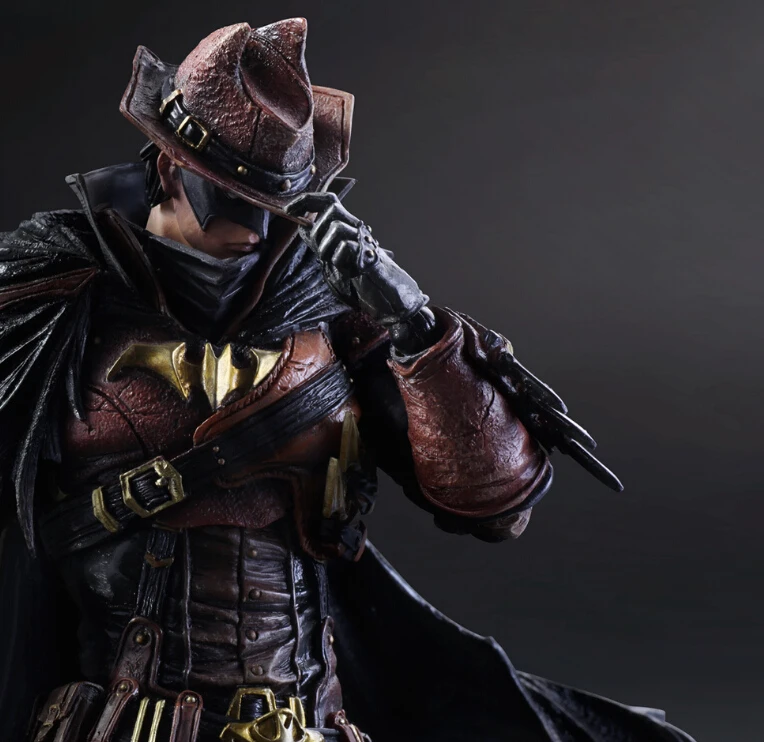 Экшн фигурки West Cowboy аниме Batman Kai ПВХ игрушки 270 мм|figure toy|play arts kaiarts kai |