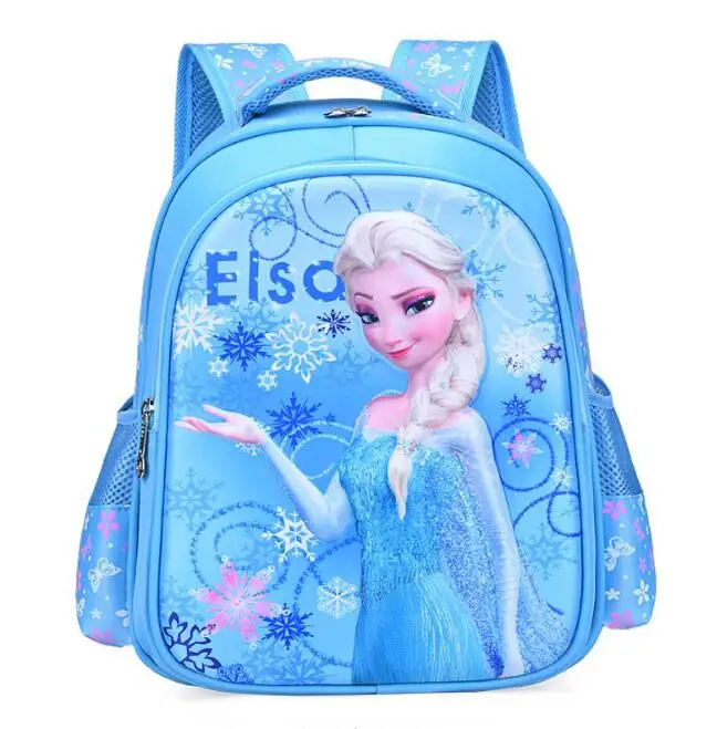 New Elsa Princess Beauty Castle Girl Baby Children Nursery School bag Bagpack Schoolbags Kids Snow Queen Student Backpacks | Багаж и сумки
