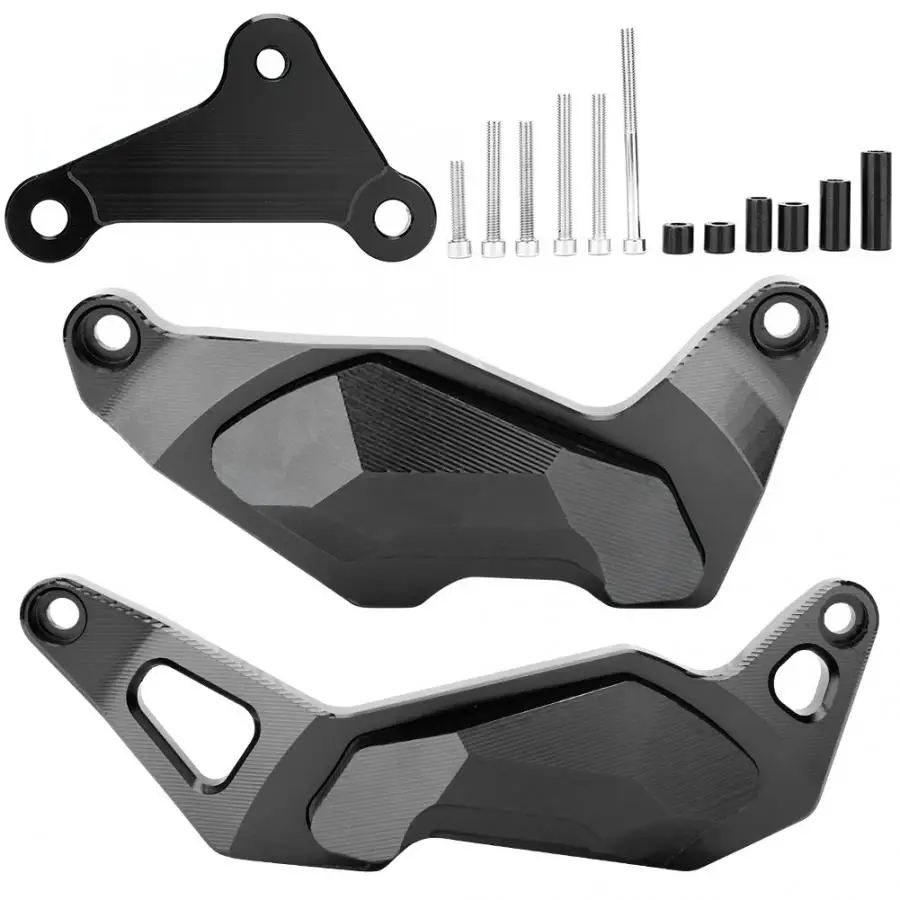 3pcs Engine Guard Sliders Crash Pad Protection Fit for Kawasaki ninja400 17-18 Motorcycle Aluminum alloy | Автомобили и мотоциклы