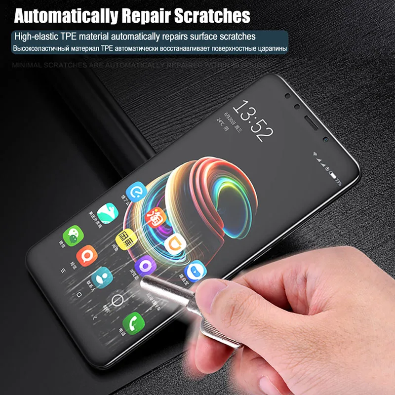 LuckGuard для Xaiomi Redmi 4X 3D изогнутая мягкая Гидрогелевая пленка Xiaomi 5 Plus Note Защита