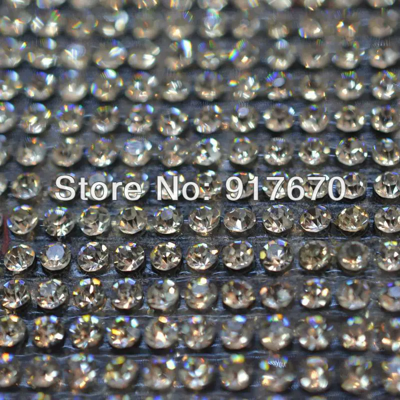 Не алюминиевые кристально прозрачные стразы сетка отделка hotfix40 * 24 см/Аксессуары