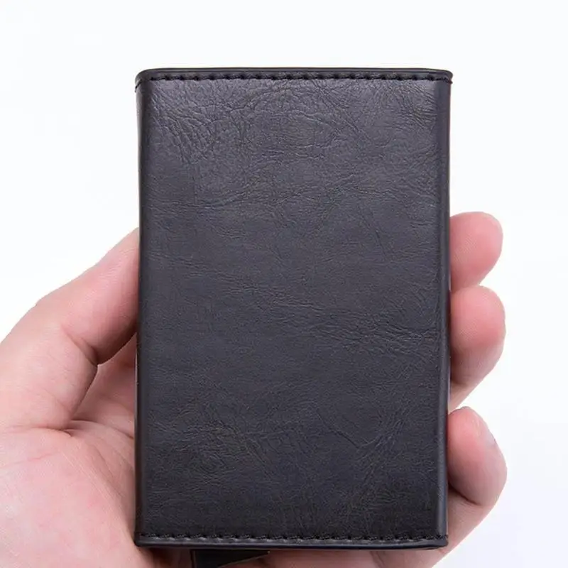 Кредитный держатель для карт новинка 2019 алюминиевый бумажник RFID чехол из