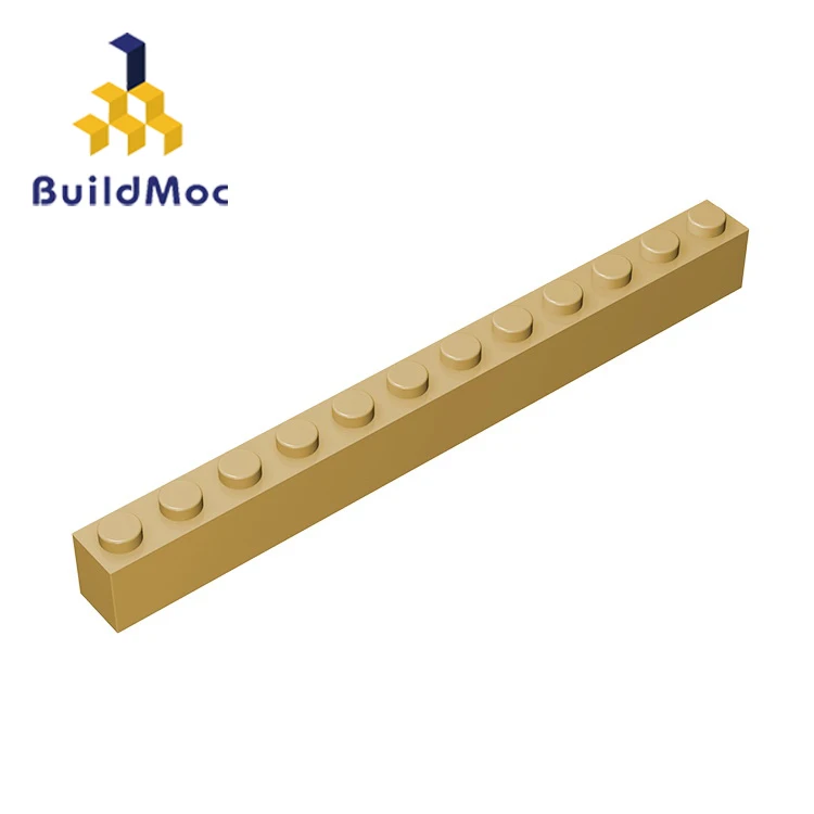 BuildMOC Собирает Частицы 6112 1x12 для строительных блоков детали DIY Электрический