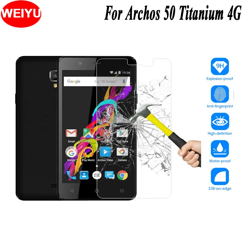 Для Archos 50 Titanium 4G Защитная стеклянная пленка для экрана ультратонкая закаленная |