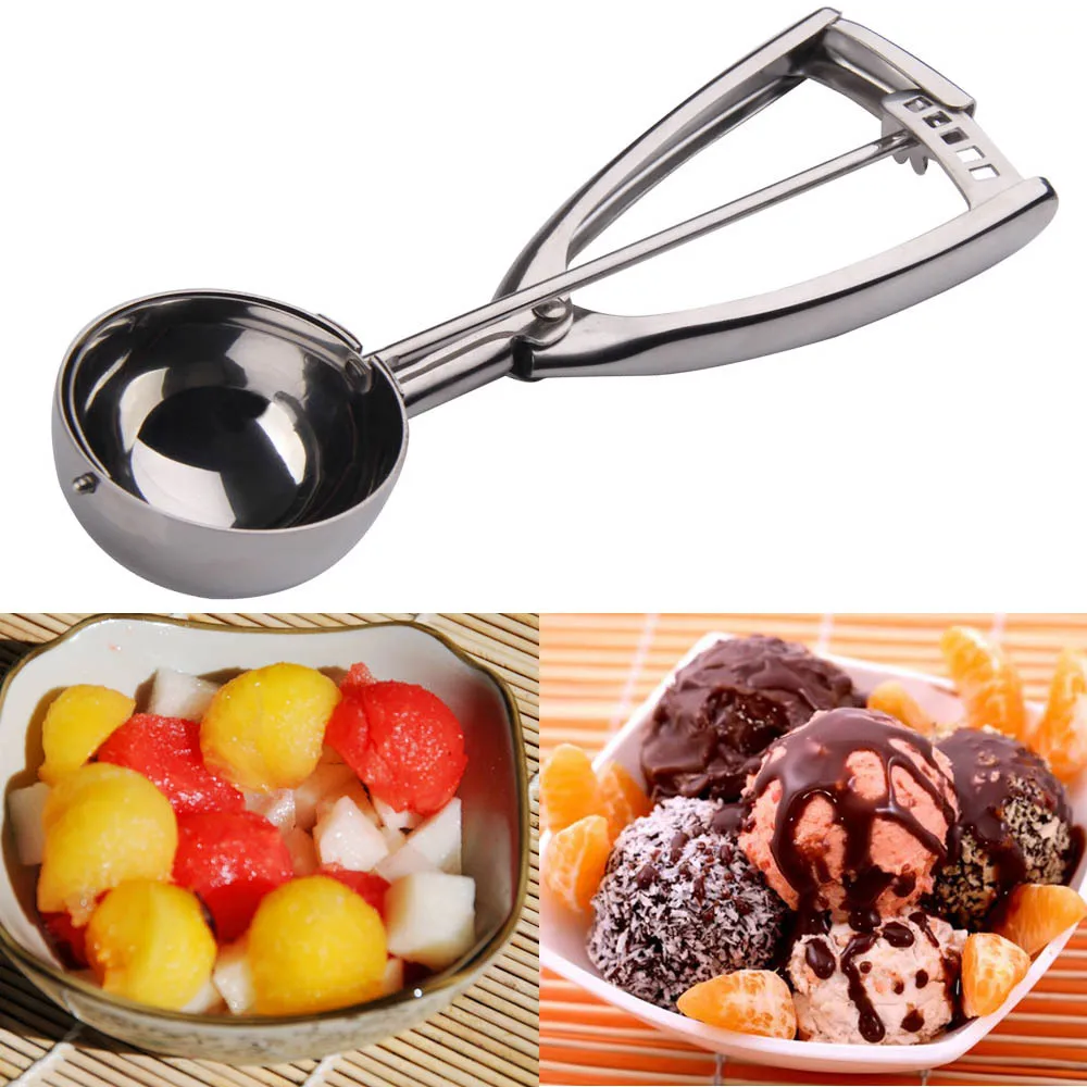 Акция продукции ложка из нержавеющей стали для мороженого 5 см серебристая | Дом и