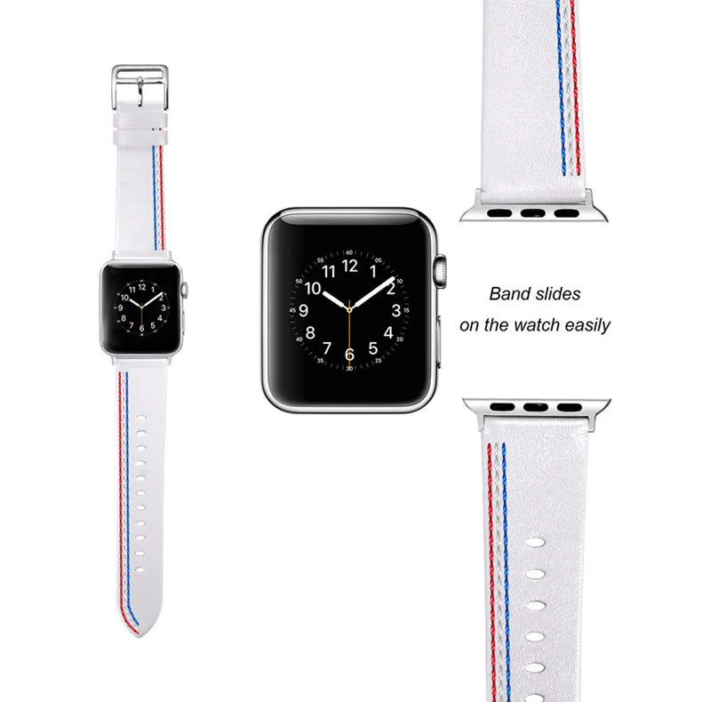 Кожаный ремешок для Apple Watch 42 мм для Iwatch серии 4 3 2 1 40 мм 44 мм сменный Браслет аксессуары для часов
