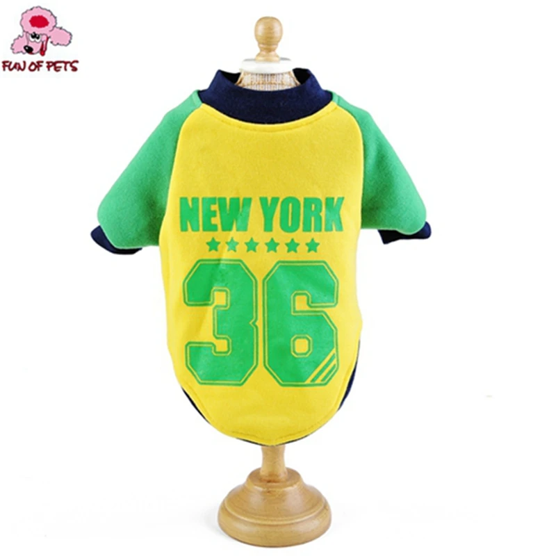 2017 Новый Модный № 36 желтый/синий/розовый/красный худи из флиса Собаки Одежда для
