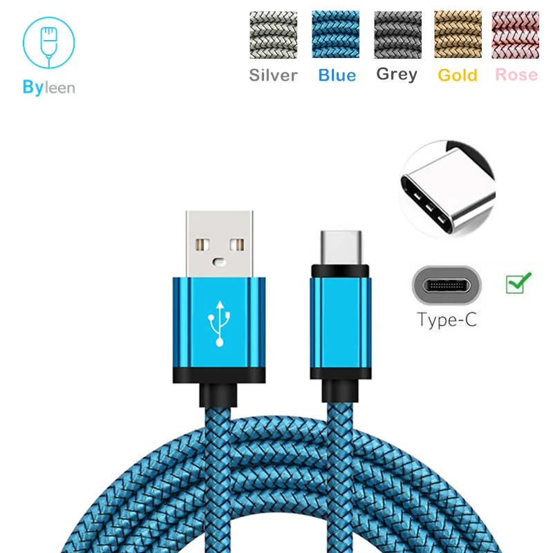 QC3.0 быстрое зарядное устройство 2.4a usb type C зарядный кабель для huawei mate 20 P20 P30 Pro Lite Honor V20 V30 Redmi Note 7 Pro - Цвет: Only Blue Cable