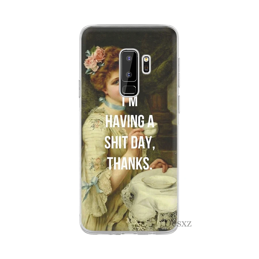 Чехол для телефона Desxz Art Painting Samsung Galaxy Note 8 9 A10 A30 A40 A50 A70 M10 M20 M30 жесткий чехол |