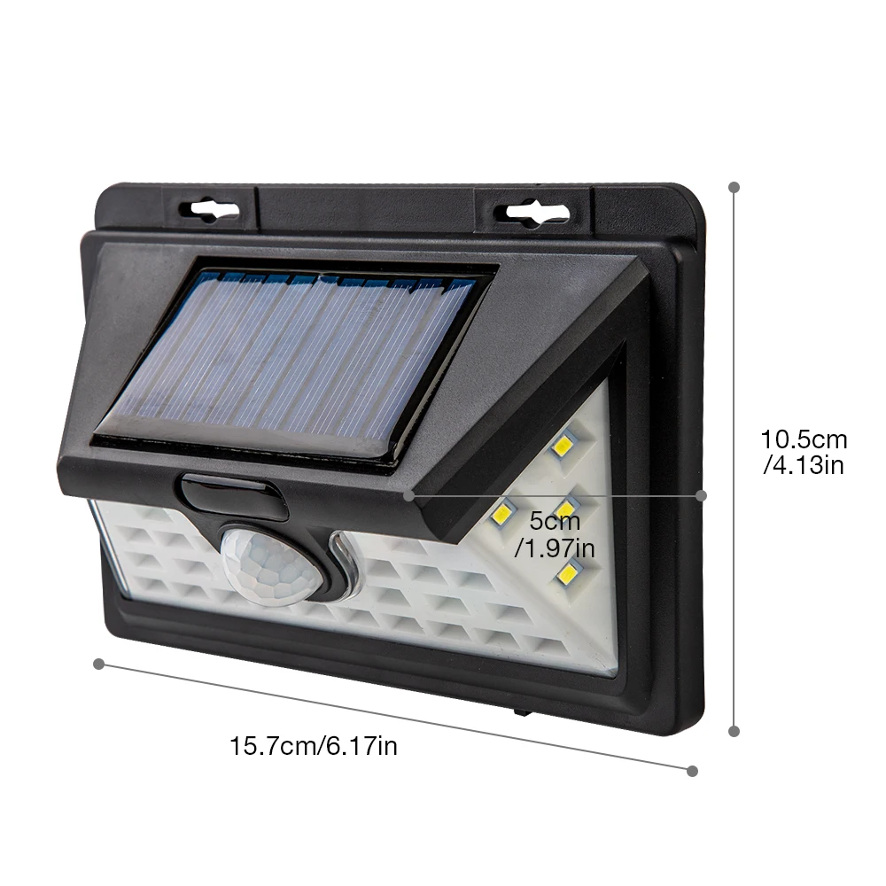 led solar street light 32 светодиодный солнечный свет человека и обладает ИК-датчиком движения Сенсор настенный светильник безопасности наружного освещения Водонепроницаемый IP65 садовый светильник для путь