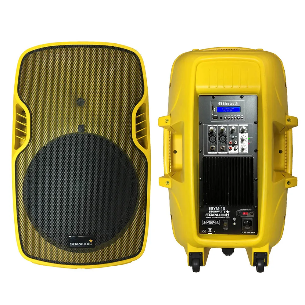 STARAUDIO 15 &quotDJ 3500 Вт динамик PA KTV для сцены подставка проводной микрофон 2CH UHF