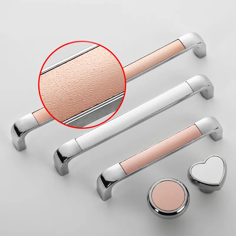 Ручки для мебели серебристые ручки шкафа чулана дверной круглая сердцевина одно