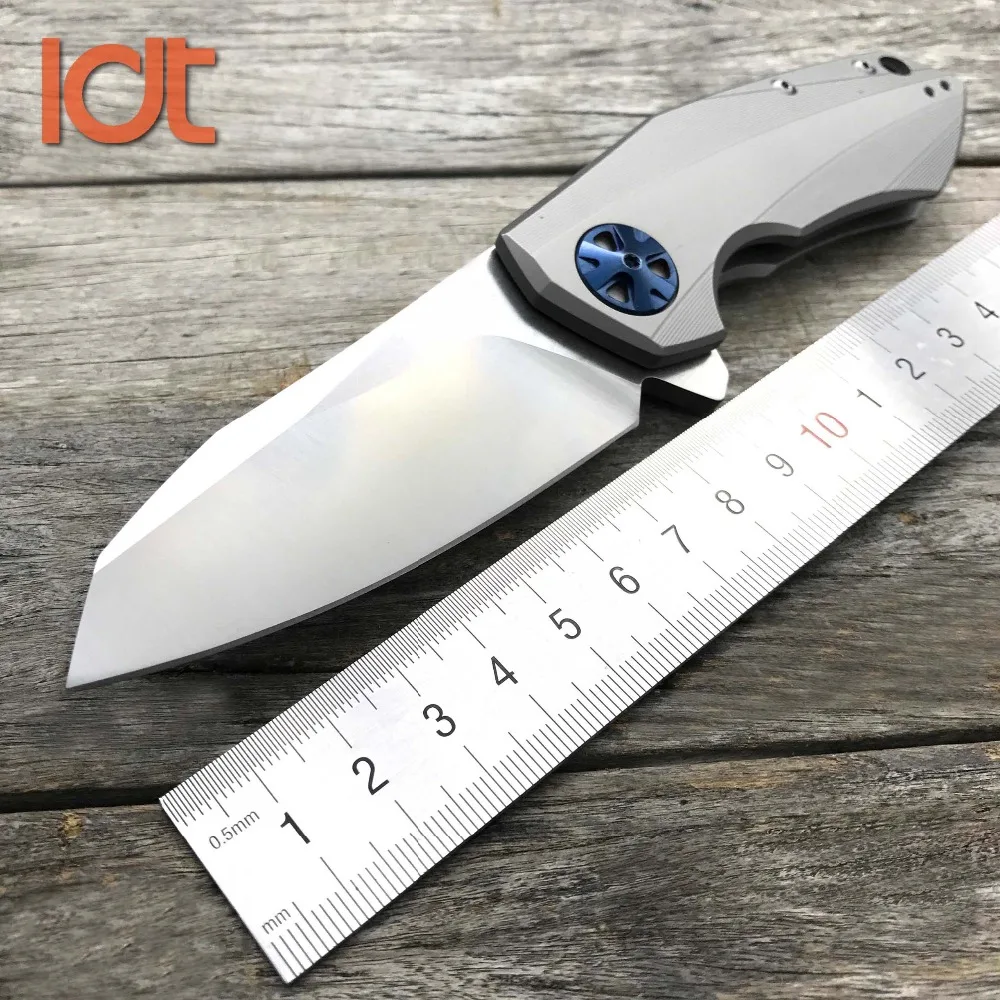Складной нож LDT 0456 CTS 204P лезвие титановая ручка шарикоподшипник охотничьи ножи