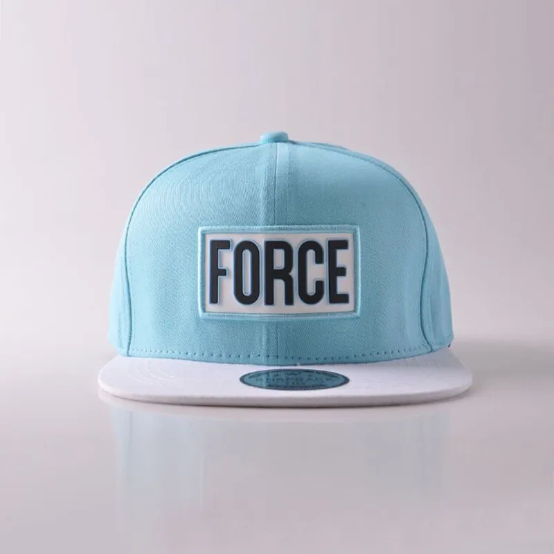 New Cotton Gorras Letter FORCE Snapback Hip Hop Hat Women\Men Basketball Cappelli Hip-Hop Rubber Swag Unisex Snapbacks best