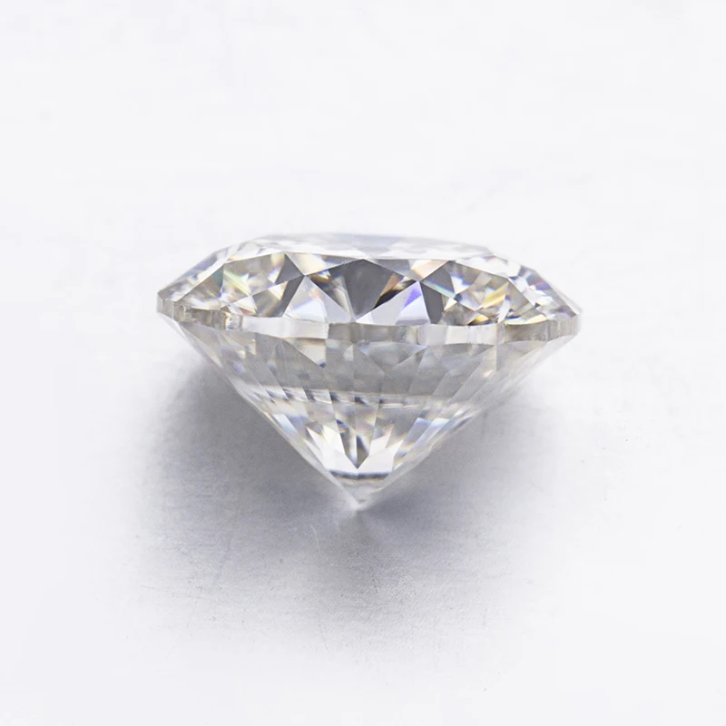 

2 carats DEF White color moissanites 8.0mm round 9 hearts and 1 flower cut moissanites loose gems stones for jewelry making