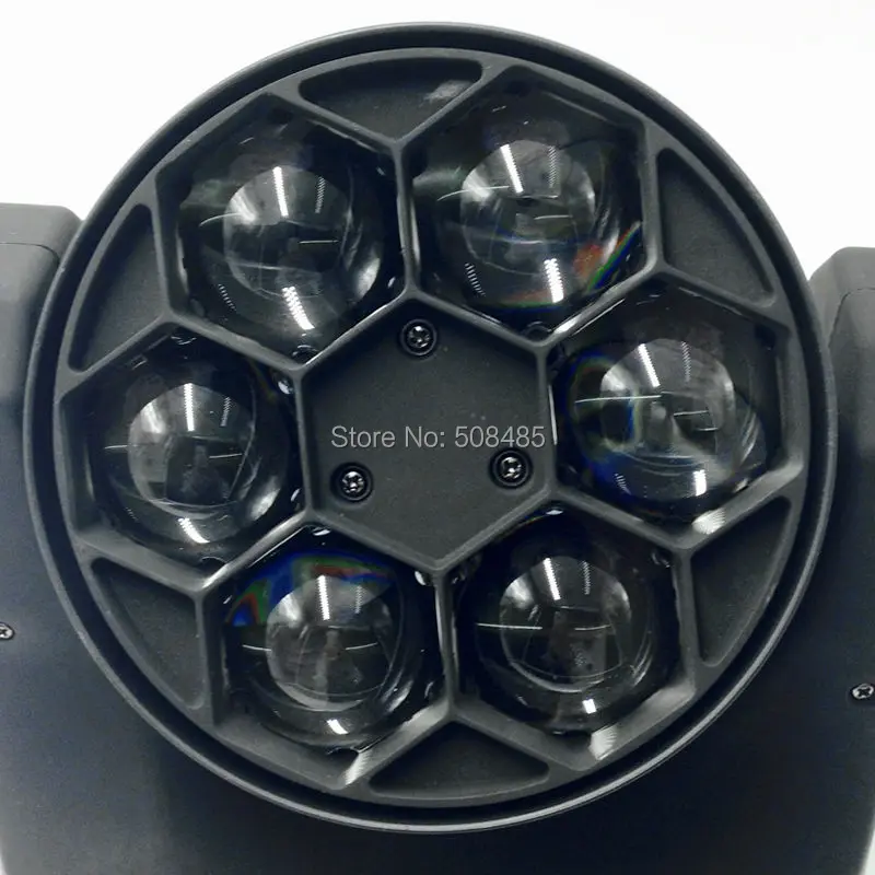2 шт. 6*15 Вт RGBW 4 в 1 светодиодный мини луч пчелиного глаза DMX512 подвижный головной