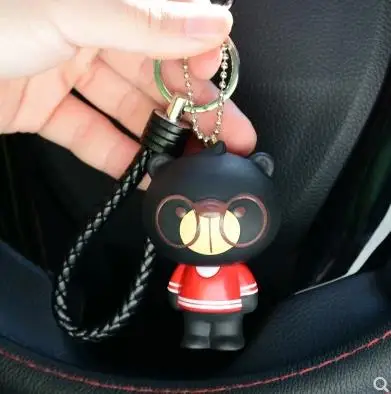 Creative Gifts Cute Cartoon Cat Car Keychain Female Bag Pendant Braided Rope Jewelry-216 | Автомобили и мотоциклы