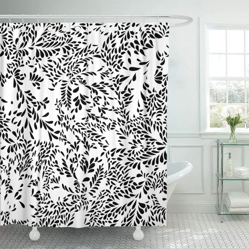 Абстрактный Черный Белый Племенной этнический геометрический украшение