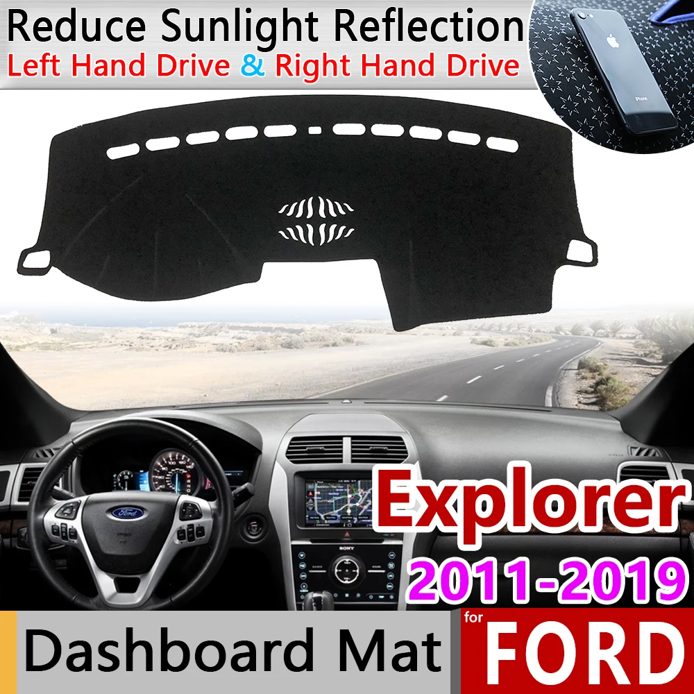 Для Ford Explorer 2011 ~ 2019 U502 MK5 Противоскользящий коврик на приборную панель Зонт