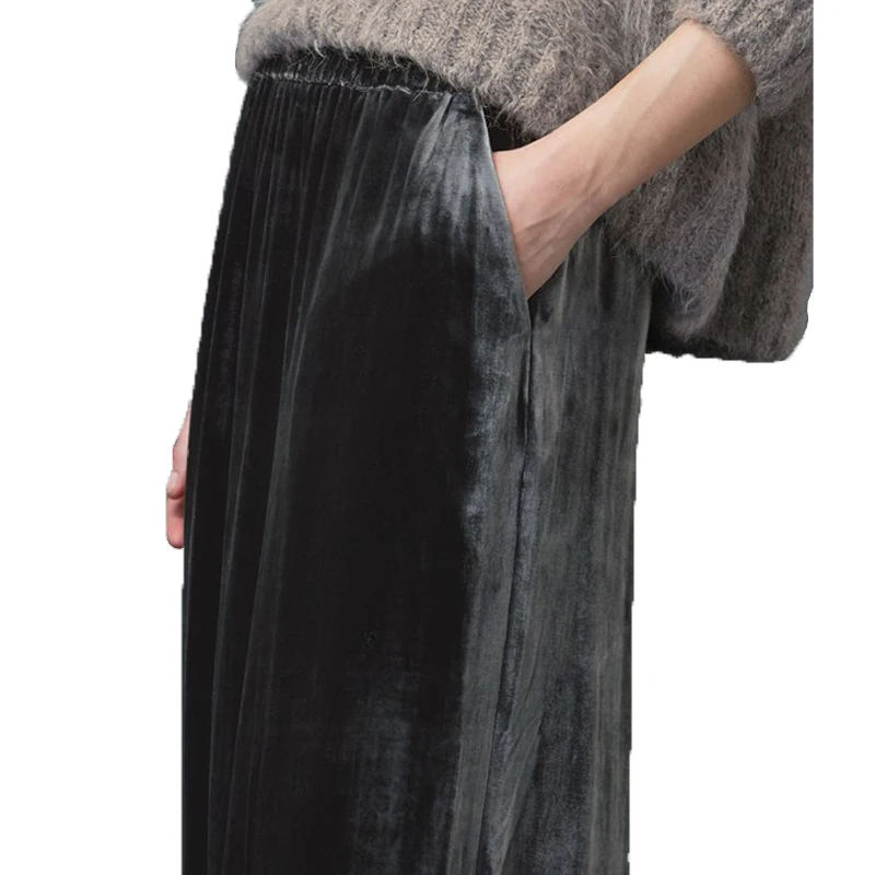 Женщины Юбки 2016 Горячая Продажа Моды Старинные Юбка Твердые Повседневная Прямо