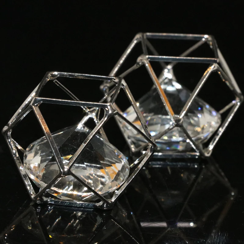 Free shipping wholesale 2pcs rhinestone beads crystal arc cube silver cage shape pendant 15mm 18mm 27mm diy women jewelry B882|silver pendant|cage