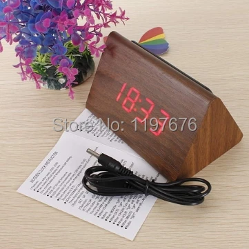 2014 Новый Дизайн Высокого Качества Будильники с Термометром Настольные Часы