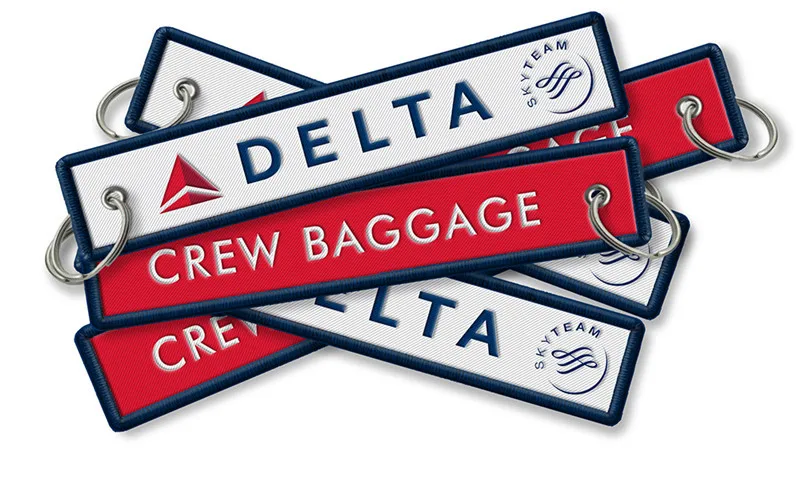 Багажная бирка Delta Airlines багажная флаг багажа адрес идентификационная |