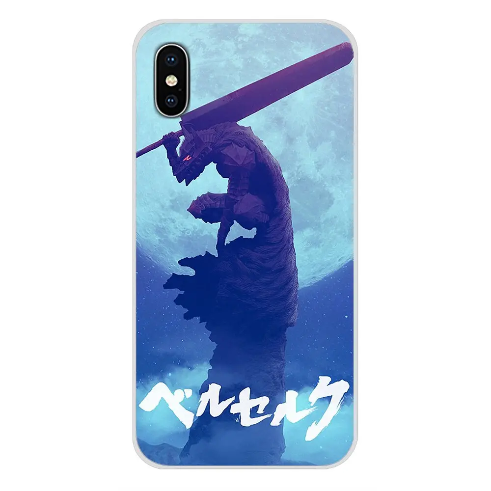 Transparent Soft TPU Case For Apple iPhone X XR XS MAX 4 4S 5 5S 5C SE 6 6S 7 8 Plus ipod touch guts berserker armor berserk | Мобильные