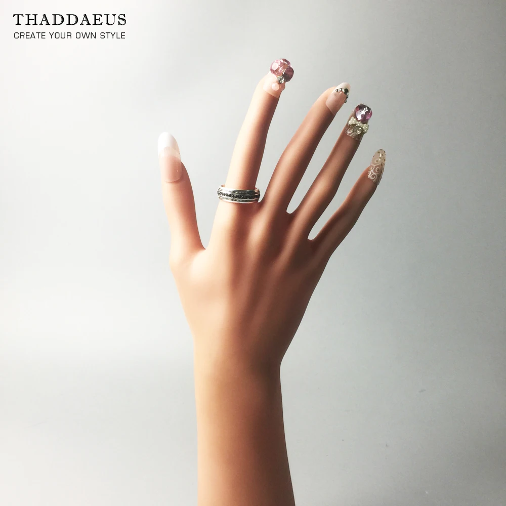 Полосой обгона кольцо Европа Стиль украшения для души качественные Для мужчин и