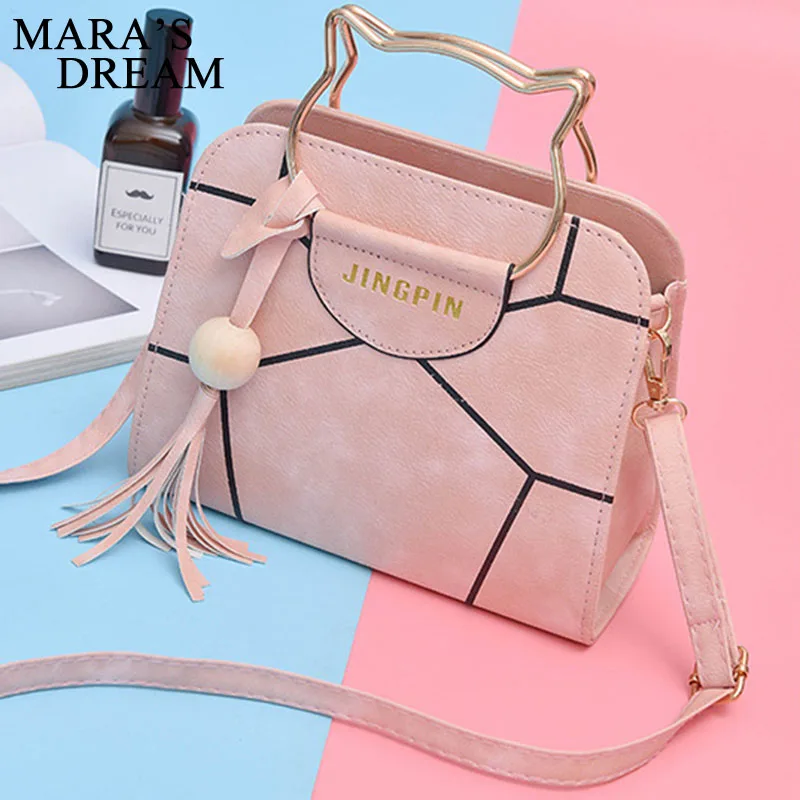 Mara's Dream 2018 Модная стильная искусственная кожа Женская милая однотонная большая