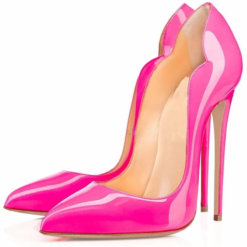 MINGDILIN Women's Shoes Heels Sandals Sexy Peep Toe Plus Size 33 Woman High Red Wedding Party Pumps Stiletto 2018 | Обувь