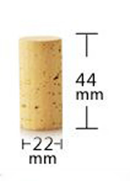 22mm x 44mm GUH 10 шт./лот неиспользованные Прямые Натуральные прочные круглая пробка пробки вина пробки Пробка Вина деревянные пробки бутылки пробки уплотнительные крышки - Цвет: 22mm x 44mm