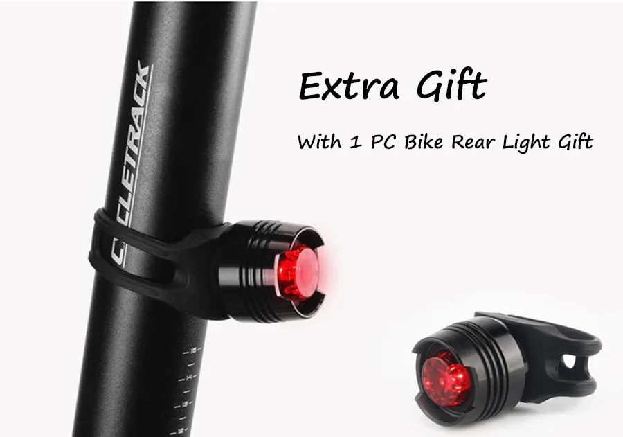 Joshock USB велосипедный светильник 2x XML-L2 светодиодный 24000лм головной светильник 2 батареи T6 светодиодный s велосипедная лампа фонарь вспышка светильник с бесплатным хвостовым светильник