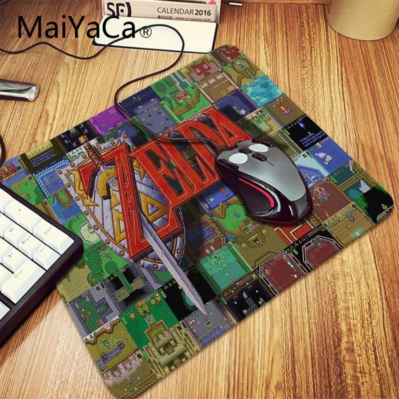 Lock Edge 18x22cm MaiYaCa легенда о Зельде высокоскоростной коврик для мыши большой игровой коврик для мыши противоскользящая идеальная Блокировка компьютерного дескмата - Цвет: Lock Edge 18x22cm
