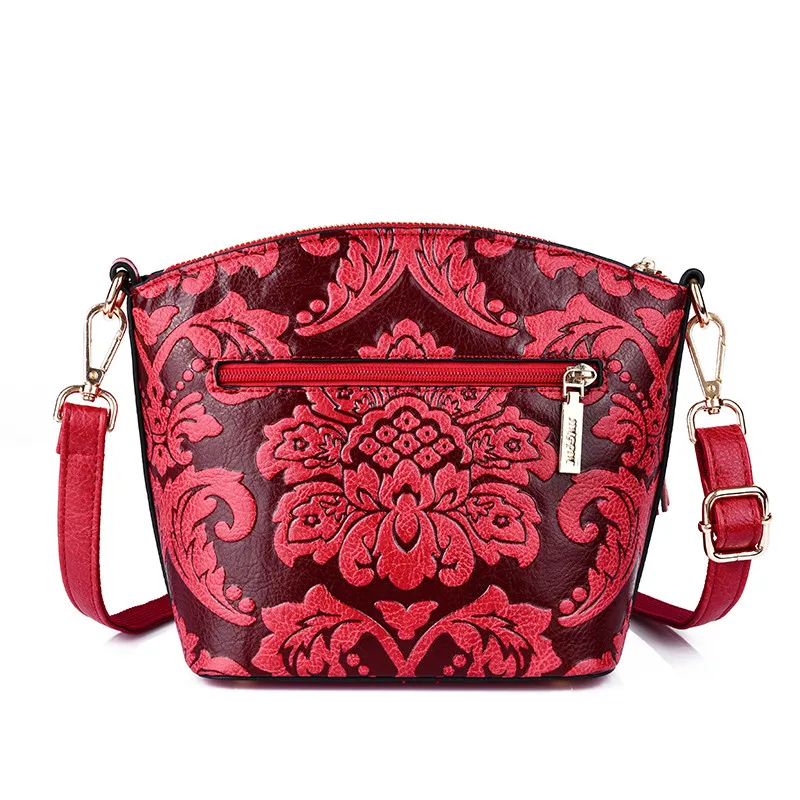 Цветочный китайский стиль Sac основной Femme оболочки сумка женская через плечо