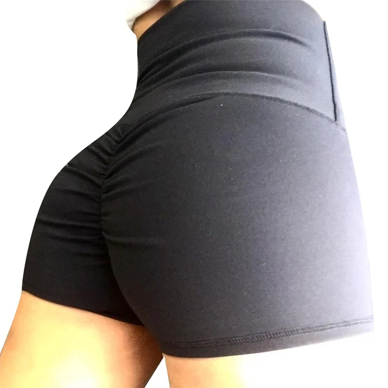 Sexy Push Up Fitness Shorts Women 2018 Summer High Waist Compression Workout For Active Wear Breath short feminino | Женская одежда