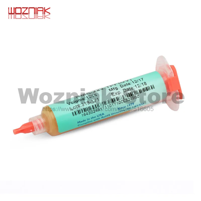 NC-223-ASM AMTECH NC-559-ASM BGA PCB No-Clean паяльная паста Сварка Расширенный масляный поток Смазка 10cc Инструменты для ремонта пайки - Цвет: NC-223-ASM