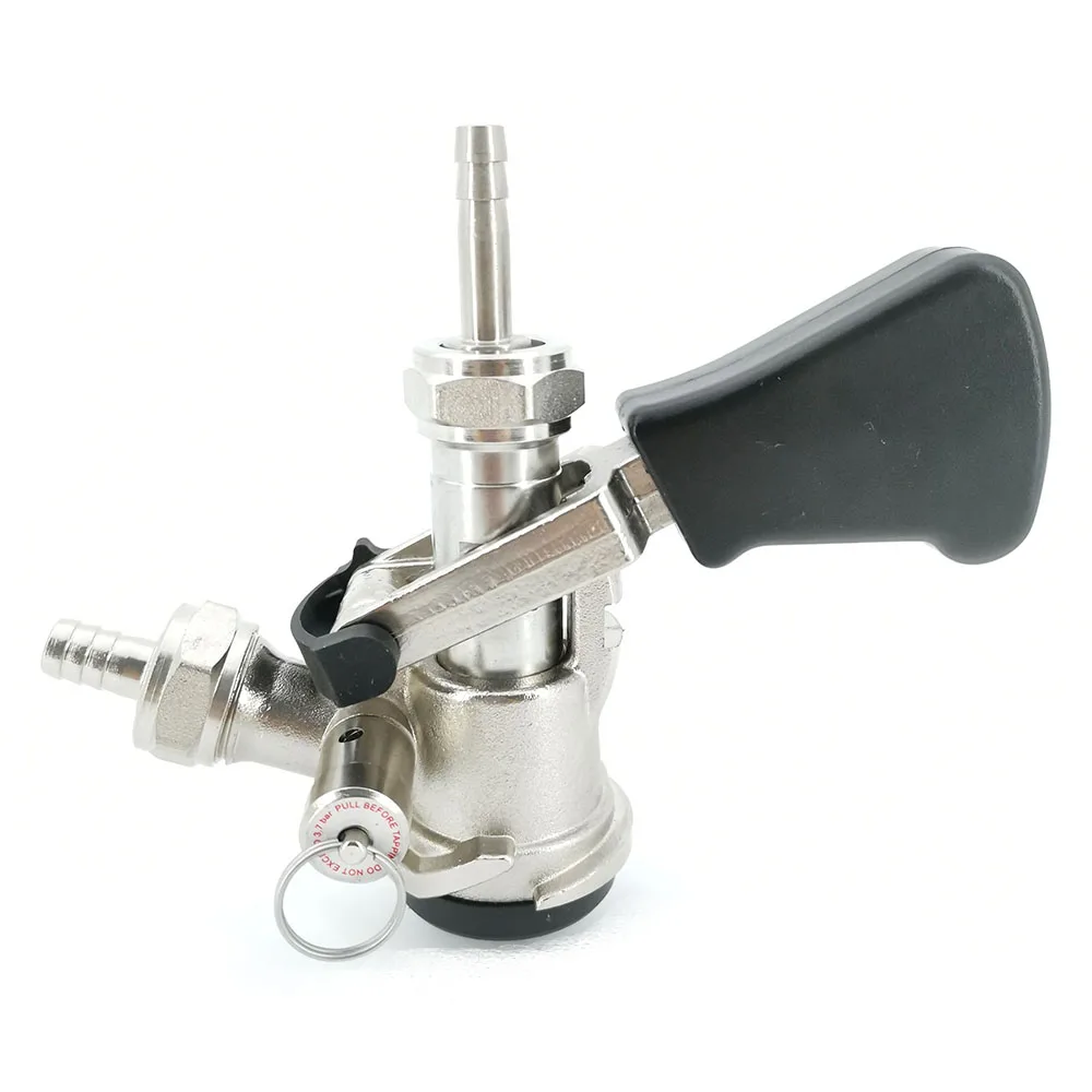 

Black S Distributor, Home Rew Snakey System Beer Coupler, Beer Keg Adapter