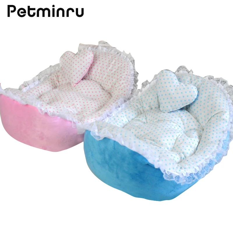 Petminru теплая будка для собаки Dot мягкий лежак для кошек щенок Питомник Pet Кровати диваны