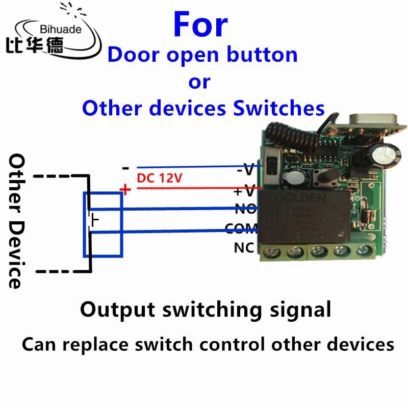 433 МГц 2 кнопки Универсальный беспроводной пульт дистанционного управления