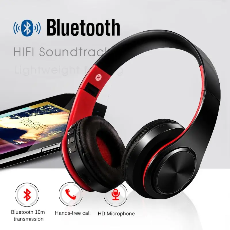 YEINDBOO HIFI Bluetooth беспроводные наушники для ПК телефона музыкальные складные с HD