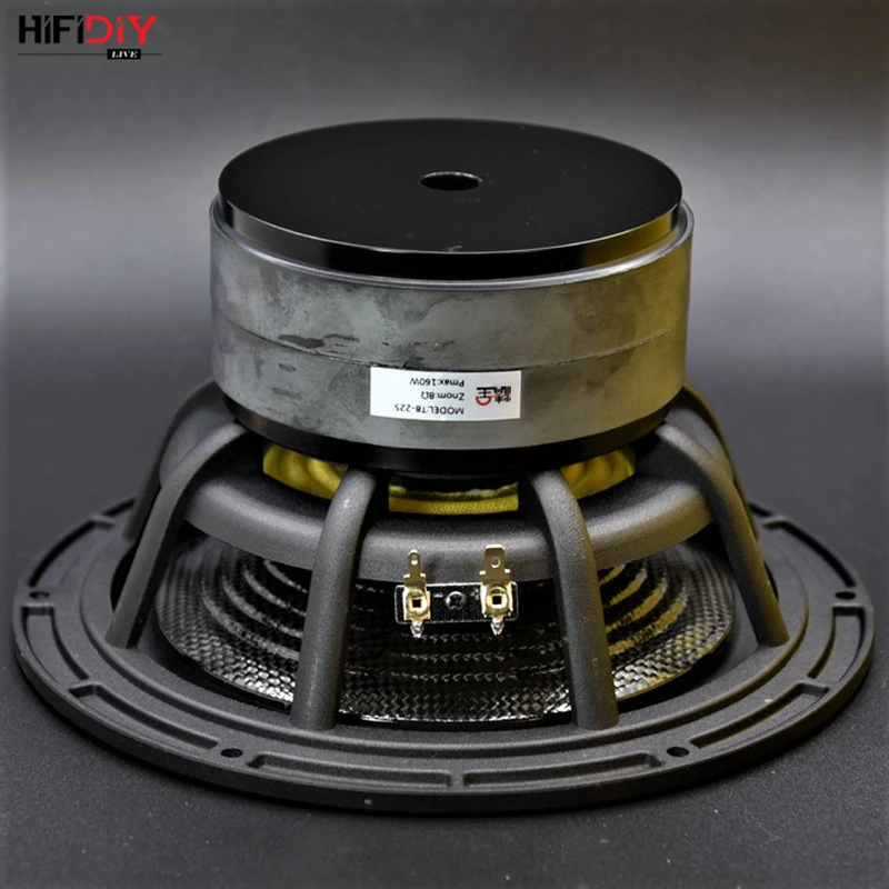 HIFIDIY LIVE HIFI 8 дюймов 8," Midbass НЧ динамик 8OHM 160 Вт литой Алюминиевый Fram углеродное волокно громкоговоритель T8-225