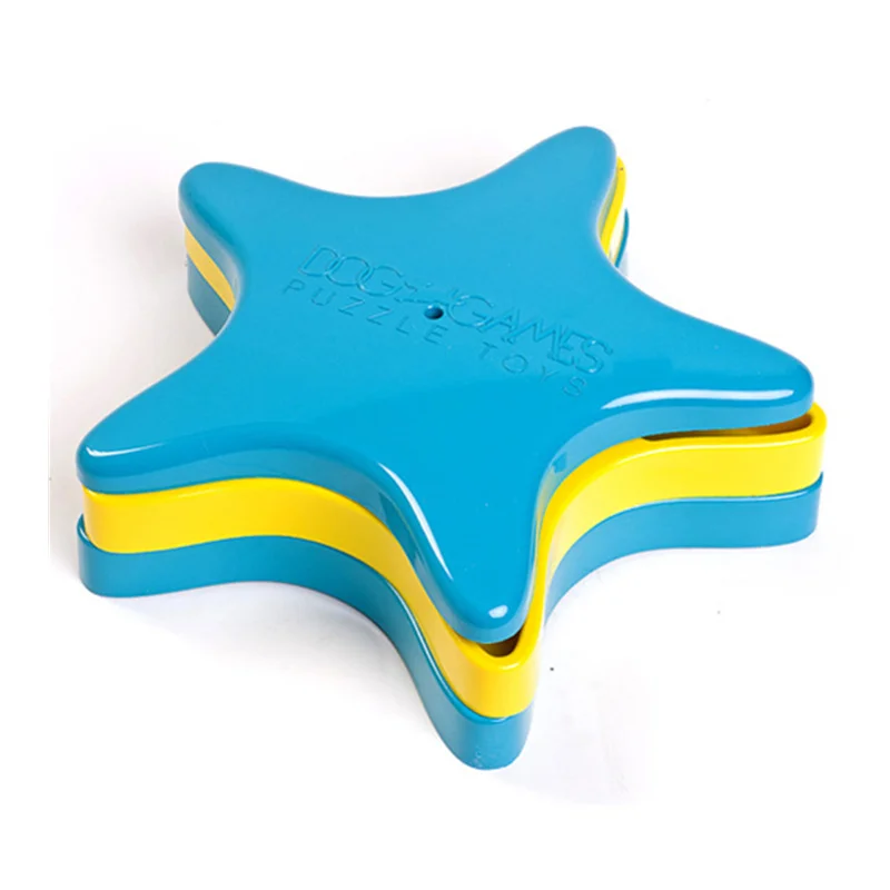 Горячий Спиннер в форме звезды питатель игра собака развивающая головоломка