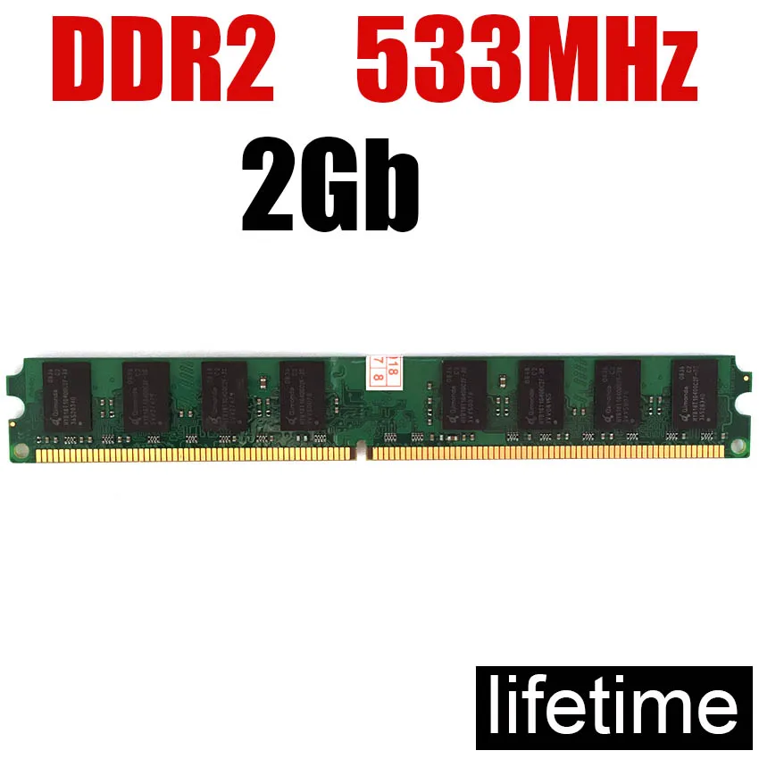 Память 533 МГц DDR2 2 Гб ddr2 PC2 4200/для настольных ПК RAM 5300 (для intel и для amd ) 800 1 4G 2G