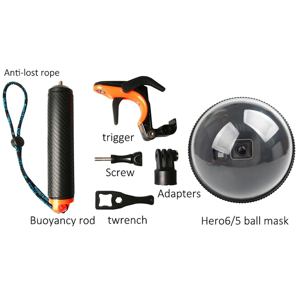 Купол для дайвинга камеры GoPro 6 5 широкоугольный S порт s камера водонепроницаемый