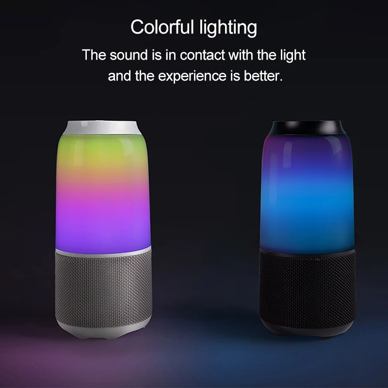 Bluetooth-Колонка Xiaomi Mijia V03 Портативная Беспроводная колонка с ярким ночным