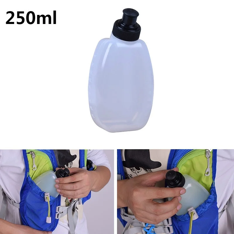 

250ml Water Bottle Sport Plastic Running Water Bottle for Waist Belt Bag