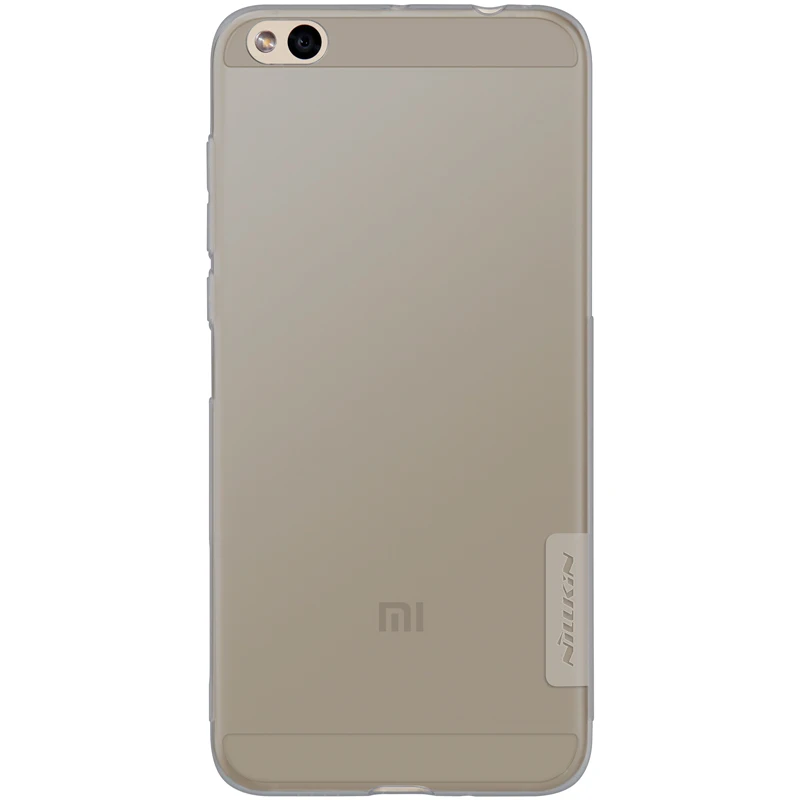 Серый Цвет Для XIAOMI 5C 5.15 ДЮЙМОВ Nillkin природа Прозрачный Ясно Мягкий силикон ТПУ